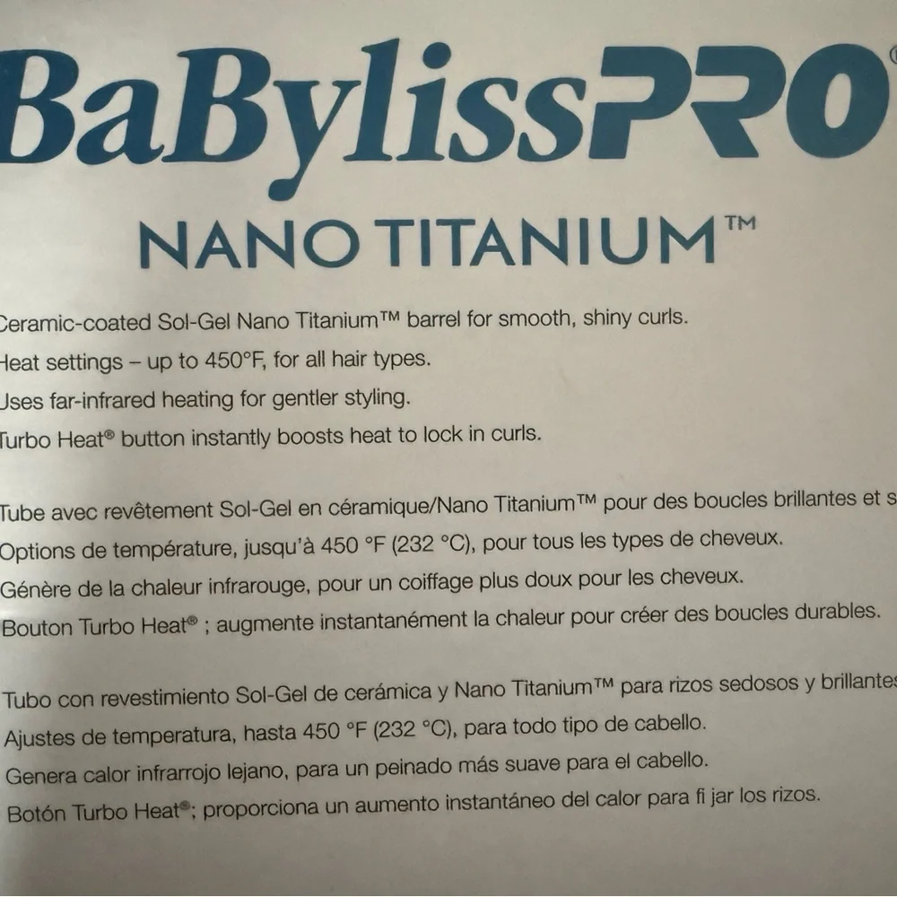 Blue Curling Iron with 1¼" Barrel - Picture 3 of 4